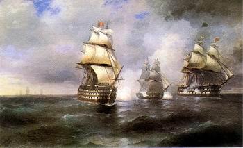 unknow artist Seascape, boats, ships and warships. 140